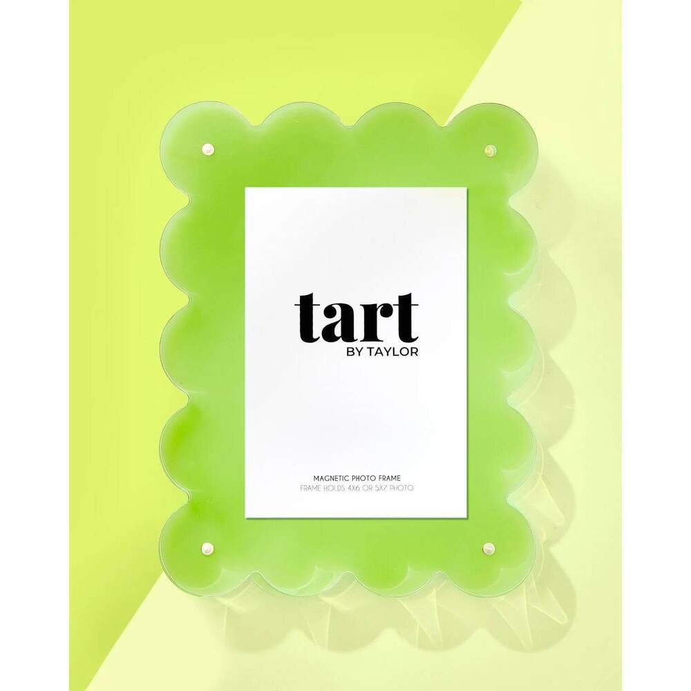 NEW TART BY TAYLOR acrylic picture frame in kiwi